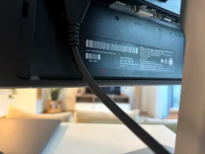 Dell 24-inch Monitor (rear view) - Good working condition