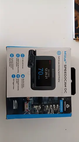 Navman MiVue Speedcam DC dashcam with box - good condition
