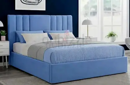 Brend New fabric wooden Queen size 160x200 Bed with Madical Matress Available