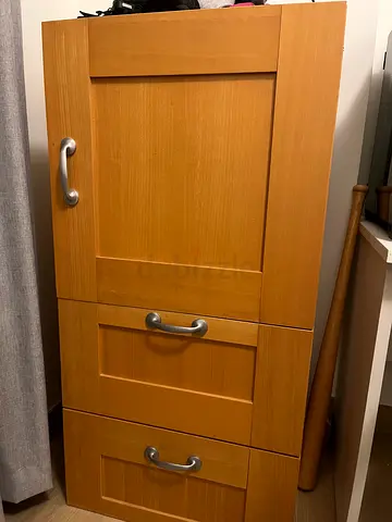 Wooden Storage Cabinet with 2 Drawers