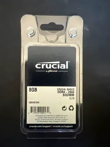 CRUCIAL DDR 4 8GB