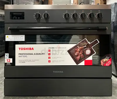 Same as New Toshiba Cooking Range 90x60Cm Cooker RQ1-90MG5GE(GR) without Box