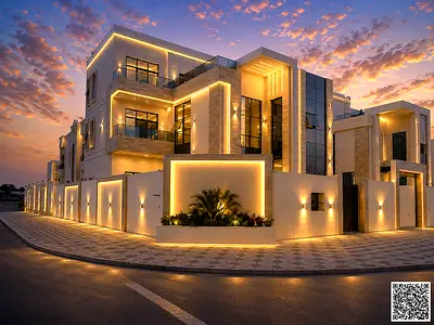 For sale: a luxurious villa with a European design, fully equipped, at a negotiable price with the
