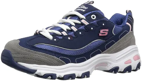 Brand New Skechers DLites – Navy/Pink – Size 40 EUR (Never Worn)