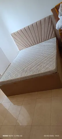 Queen size storage bed including madical mattres brand new available