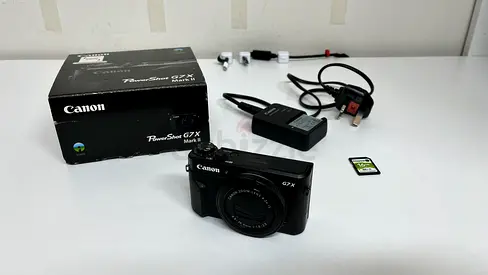 Canon PowerShot G7 X Mark II - Box + Charger - Good condition