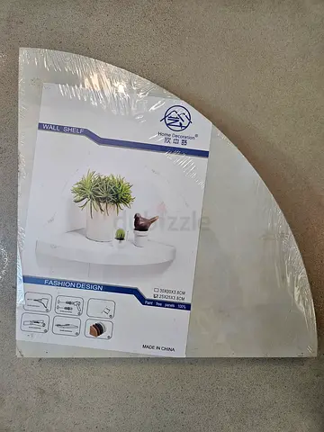 White Floating Wall Shelf - New in Pack, Modern Decorative Shelf