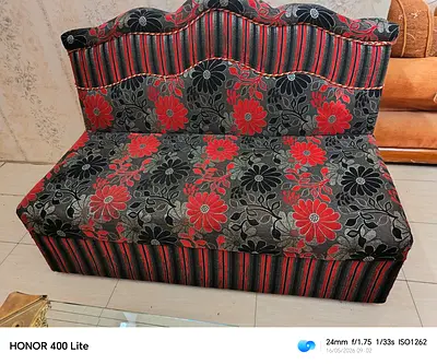 Two-seater Floral Pattern Sofa / Loveseat - Good Condition