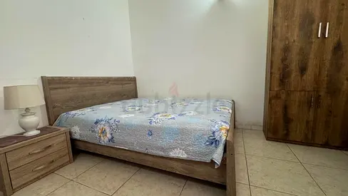 Queen Bed Frame with Mattress and Nightstand - Used, Good Condition