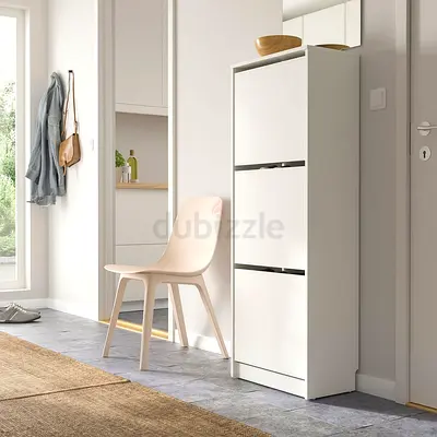 IKEA Bissa Shoe Cabinet - White