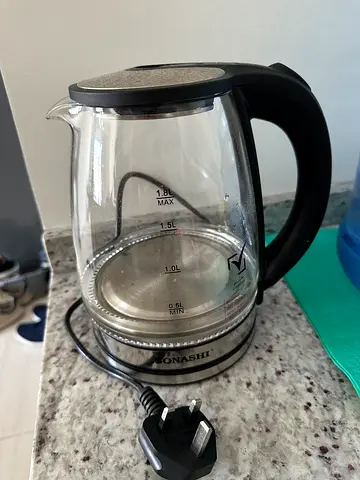 Glass Electric Kettle (1.7L) - Used, Good Working Condition