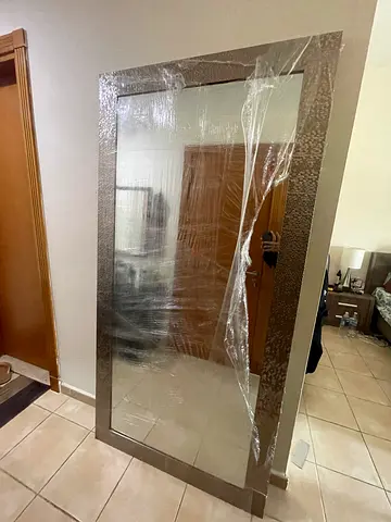 Large Tessera Leaner Full-Length Mirror 99×198 cm - Decorative Frame