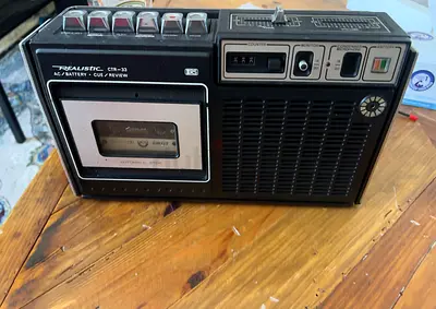 Vintage Cassette Player - not working for its original purpose- vintage decor piece