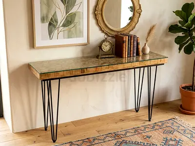 Xylo Log Pieces Console Table from Lucky Furniture