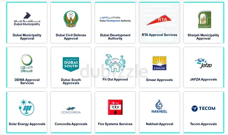 WILL PROVIDE DUBAI MUNCIPALITY APPROVALS