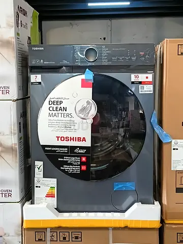 Toshiba Front Load Washing Machine - Deep Clean, 10kg (Like New, Unused in Box)
