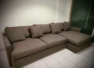 Like new condition cratebarrel lshape sofa