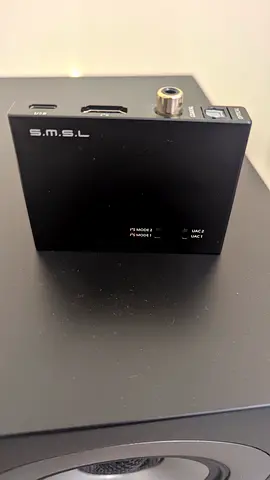 SMSL PO100 PRO MQA DDC, XMOS XU316 Digital to Analog Audio Converter, USB Type C II Input/Optical/