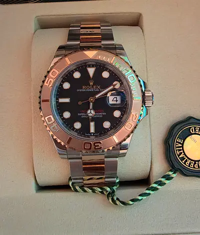 Rolex Oyster Perpetual Yacht-Master Two-Tone (Everose Gold  Steel) with Box