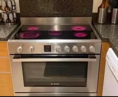 Bosch Stainless Steel Electric Range with Ceramic Hob and Oven