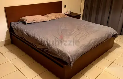 Ikea King size bed with mattress available in perfect condition