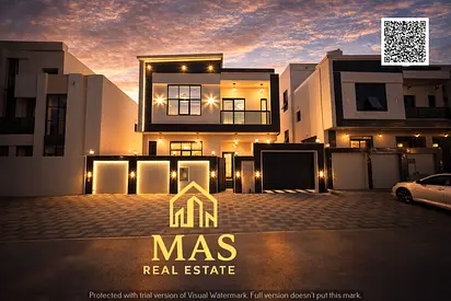🏡 فيلا فاخرة للبيع في الحليو 2 – عجمان | أرضي + طابقين | 5 غرف ماستر | تشطيب راقٍ | شامل الرسوم