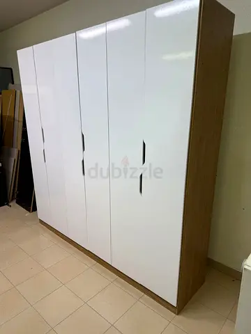 Home Centre 6-door wardrobe in white