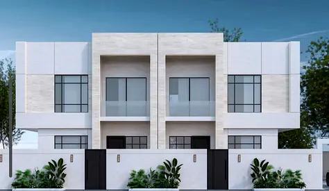 Luxury Twin Villas in Al Hoshi Modern Design