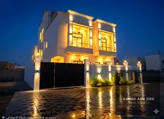 Luxury 5BR master villa in Al Helio 2 – Al Zahia, first tenant, modern hall and majlis, maid’s r