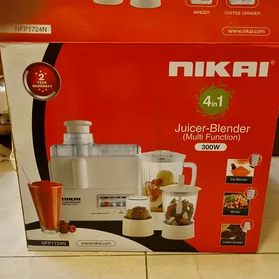 Nikai 4-in-1 Juicer Blender (300W)