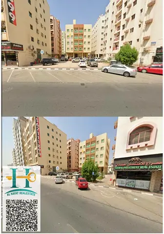 Commercial Residential land for sale in – Ajman Location / Al-Nuaimeya 2 – Kuwait Street Area / 6,458 SQFT Permit / G+4 Price: 3,300,000 Free Hold all Nationalities