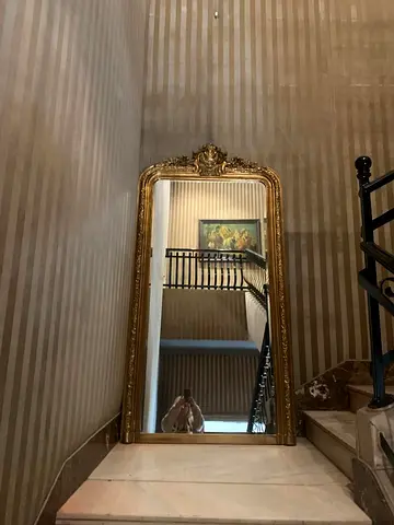 Large Ornate Gold Full-Length Mirror - Baroque Style