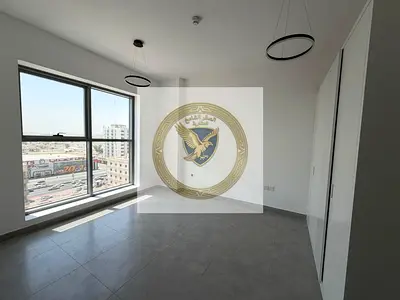 Second residential apartment with built-in wardrobes, spacious one-bedroom and living room, prime location, beautiful view, Sharjah.