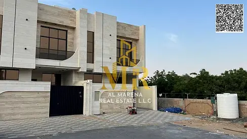فيلا طابقين وروف بسعر شامل رسوم التسجيل والتمليك في أرقي مناطق عجمان تملك حر لجميع الجنسيات فيلا للبيع في الحليو 2 | 4 غرف ماستر | طابقين + روف عربي: