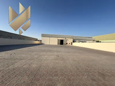 Warehouses – Showrooms – Shops – Land – Open Yard in Industrial Area 18 – Total Area: 20,000 Sq. Ft. – Includes a 3,500 Sq. Ft. Warehouse.