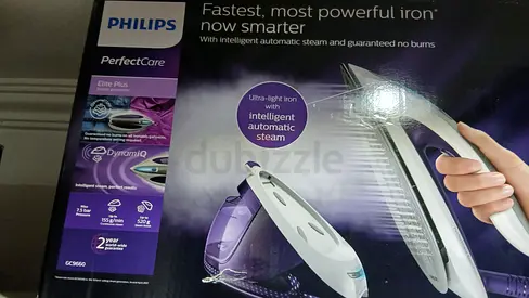 Philips Steam Iron - Lightweight Powerful Iron (Like New in Box)