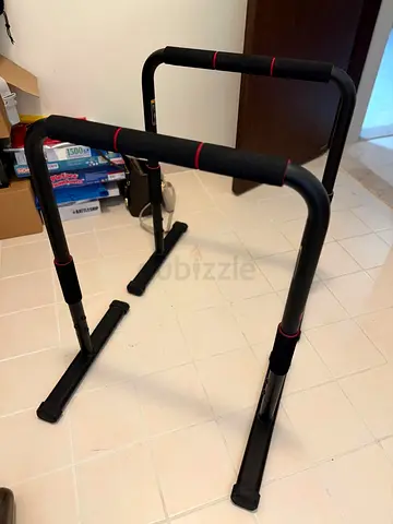 Adjustable Parallel Dip/Push-Up Bars — Portable Home Fitness Stands