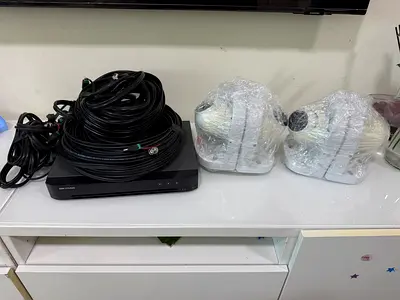 Hikvisison surveillance Cameras with Hard disk with wire