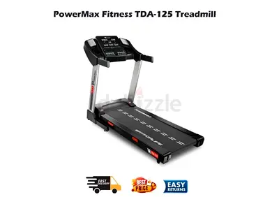 PowerMax Fitness TDA-125 4.0HP Peak Motorized Electric Treadmill - Free Delivery