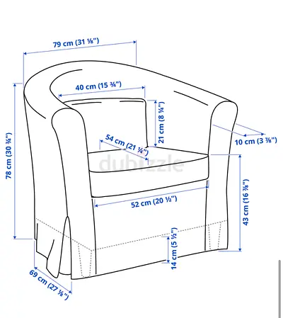 Ektorp Tulsta armchair