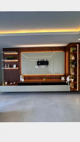 Luxury TV unit wall design