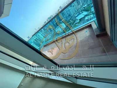 شقة غرفة وصالة بإطلالة بحرية في الخان مع خزائن بالحائط وجيم ومسبح وباركن مجاني وتكييف على المالك في تاور راقي