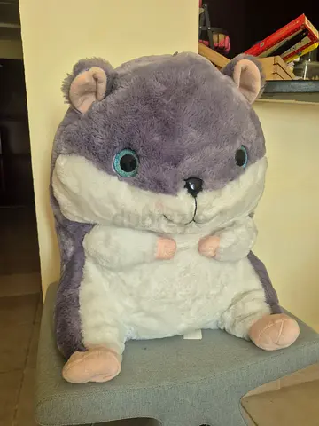 Large Plush Hamster Stuffed Toy - Soft, Good Condition urgent sale