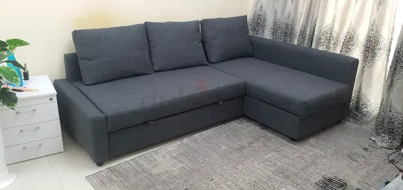 L shape sofa cum bed storage for selling