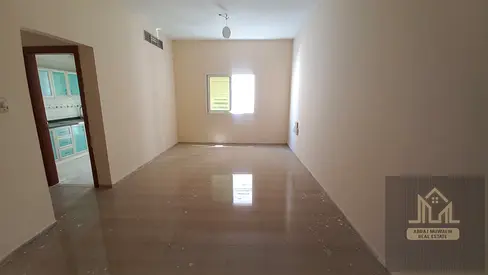 Spacious 1bhk with 2 bathrooms balcony only in 28k al mahatah park sharjah