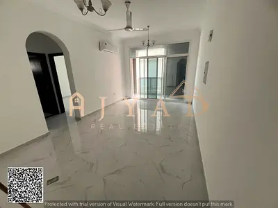 Annual 1BR hall for rent in Al Mowaihat 3 Ajman Split AC 2 bathrooms near Dubai exit payment in 4 or 6 cheques only.