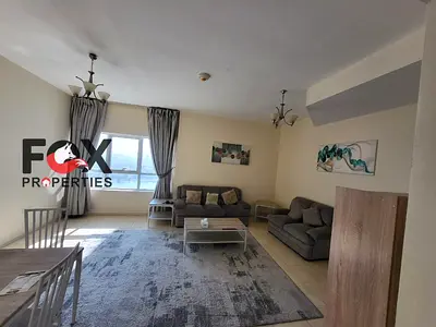 Two bedrooms and a living room for annual rent, furnished, in Orient Towers. Price: 47,000