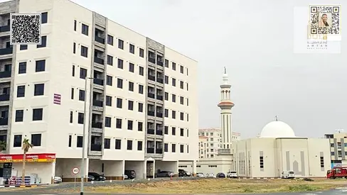 بناية سكنى تجارى G+6 بالإمارات إمارة عجمان حى الجرف 16 خلف السوق الصينى و