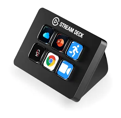 Elgato Stream Deck Mini - 6-Button Programmable Controller (Black)