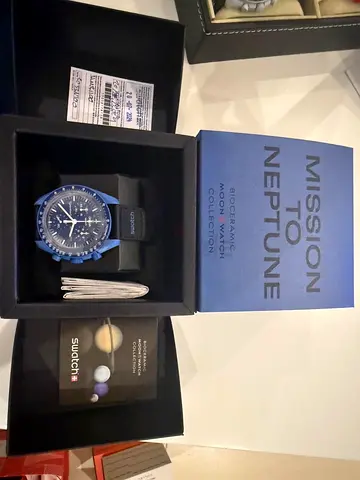 Swatch x Omega Mission to Neptune Chrono - Blue Limited Edition